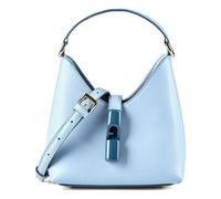 Furla Goccia Mini Bag Handbag Genuine Leather 18 cm blue