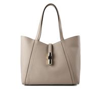 Furla Goccia Shopper Bag L Genuine Leather 37 cm gray