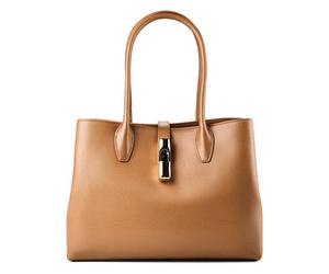 Furla Goccia Shopper Bag M Leather 33 cm brown
