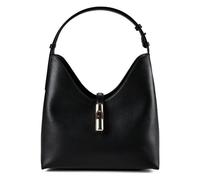 Furla Goccia Shoulder Bag Genuine Leather 30 cm gray
