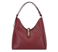 Furla Goccia Shoulder Bag Genuine Leather 30 cm red