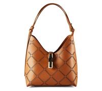 Furla Goccia Shoulder Bag Leather 25 cm brown