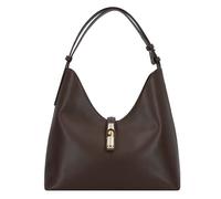 Furla Goccia Shoulder Bag Leather 30 cm brown