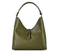 Furla Goccia Shoulder Bag Leather 30 cm olive