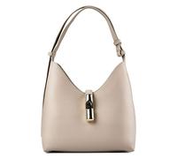 Furla Goccia Shoulder Bag S Genuine Leather 24 cm gray