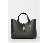 FURLA Goccia Small Grained Leather Tote Bag by with Snap Closure