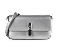 Furla Iride Shoulder bag S Genuine Leather 20 cm silver colored