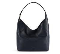 Furla Lara Shoulder Bag M Genuine Leather 27 cm blue