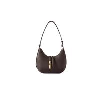 Furla Leather Goccia Shoulder Bag Cioccolato dark brown