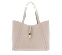 Furla Leather shopper bag Goccia Tote Linen taupe