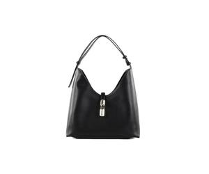 Furla Leather shoulder bag Goccia Hobo Bag Nero black
