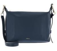 Furla Leather shoulder bag Vitello Claris Lux Tonie Hobo Bag Grigio Blu blue