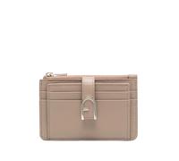 Furla logo-plaque leather wallet - Neutrals One Size