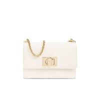 Furla mini 1927 chain-strap flap shoulder bag - White One Size