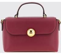 FURLA Moonlight Small Grained Leather Handbag with Shoulder Strap
