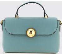 FURLA Moonlight Small Grained Leather Handbag with Shoulder Strap