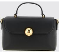 FURLA Moonlight Small Grained Leather Handbag with Shoulder Strap