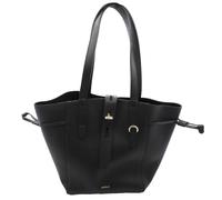 Furla Net M Large Black Leather Tote Bag Women’s Shoulder Handbag Designer Purse