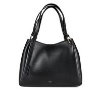 Furla Nuvola Shoulder Bag L Genuine Leather 37 cm black
