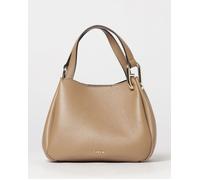 FURLA Poppy Small Leather Shoulder Bag with Double Handle and Tassels