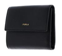 FURLA purse Vitello Night Goccia Compact Wallet M Nero