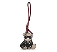 Furla Rider Leather Keychain, 7.5 cm black
