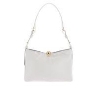 Furla Sfera Soft Shoulder Bag M Genuine Leather 30 cm white