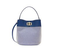 Furla small Amelia striped bucket-bag - Blue One Size