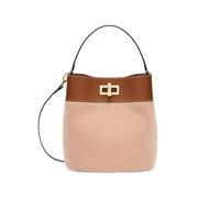 Furla small Amelia striped bucket-bag - Neutrals One Size