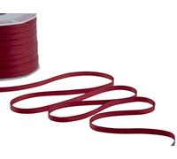 Furlanis - Double Satin Ribbon, Decoration, Gift, Christmas Packing, Wedding, Party, Made in Italy - Amaranth, 6 mm x 100 m