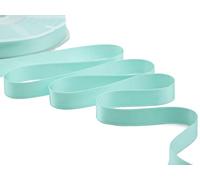 Furlanis - Double Satin Ribbon, Decoration, Gift, Christmas Packing, Wedding, Party, Made in Italy - Aquamarine Green, 16 mm x 50 m