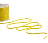 Furlanis - Double Satin Ribbon, Decoration, Gift, Christmas Packing, Wedding, Party, Made in Italy - Sun Yellow, 3 mm x 50 m