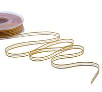Furlanis Ribbon, Satin, Mustard, 6 mm x 50 m