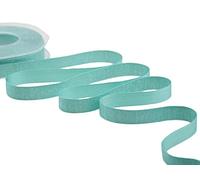 Furlanis - Satin Boutique Lamé, Decorative Ribbon, Gift, Christmas Packing, Wedding, Party, Made in Italy - Aquamarine Green, 16 mm x 20 m
