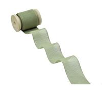 Furlanis - Silk-Effect Chiffon, Decorative Ribbon, Gift, Christmas Packing, Wedding, Party, Made in Italy - Sage, 25 mm x 25 m