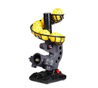 Furlihong 388PBH Pickleball Machine, 4 Adjustable Angles, Includes 9 Pickleballs, Powered by Power Bank/Battery, for Beginners