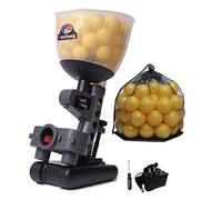 Furlihong 692BH Baseball Pitching Machine, Use Ping Pong Size Training Balls for Visual Acuity and Hitting Accuracy Improvement, Powered by Batteries or AC Power, Includes 60 pcs Balls