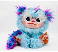 Furlings Rowan - Interactive Plush Bunny Toy with 80+ Sounds & Realistic Reactions | Talking Soft Cuddly Stuffed Animal Pet for Kids Ages 3+ | Perfect Birthday, Blue