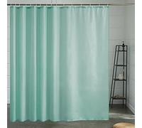 Furlinic Shower Curtains Extra Wide Bathroom Curtain Waterproof Fabric Washable Mould Proof Sets 244 x 200cm Mint With 16 PCS Plastic Hooks W96 x H78inch.