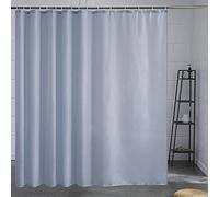 Furlinic Shower Curtains Extra Wide Bathroom Curtain Waterproof Fabric Washable Mould Proof Sets 244 x 200cm Blue Grey With 16 PCS Plastic Hooks W96 x H78inch.