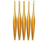 Furls Crochet Hook, Limited Edition Bronze Streamline Metal, Ergonomic Handle Crochet Hooks 7" (Bronze Streamline Metal, G - 4.00MM)