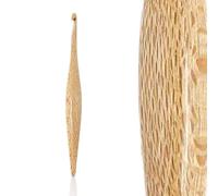 Furls Crochet Hook, Silver Oak Streamline Wood, Ergonomic Handle Crochet Hooks 7" (Streamline Wood - Silver Oak, M - 8.00MM)