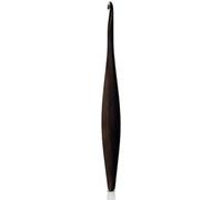 Furls Crochet Hook, Streamline Ebony Wood, Ergonomic Handle Crochet Hooks 7" (Streamline - Ebony Wood, P - 10.00MM)