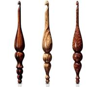 Furls Crochet Hook, Wood, Bloodwood, 6.5mm