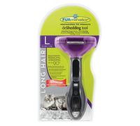 Furminator Brush for Long Hair Cats - Grey - Size: Large