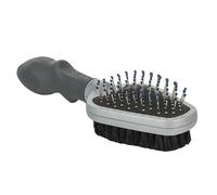 FURminator Dual Grooming Brush for Cats and Dogs | Double Grooming Brush | For Dogs & Cats | Remove Knots, Dead Hair & Dirt