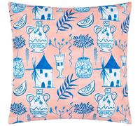 Furn. Aegina Printed Peach Outdoor Polyester Filled Cushion