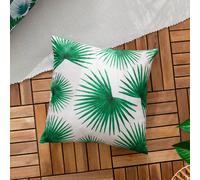 furn. Agave Tropical Outdoor Polyester Filled Cushion - Green - 45x45cm