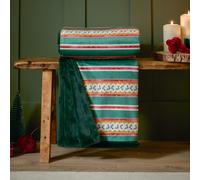 furn. All Wrapped Up Faux Fur Christmas Throw