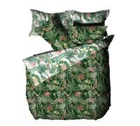 Furn Amazonia Rainforest Duvet Cover Set - Jade Green - Superking - Jade Green - 50% Polyester/50% Cotton